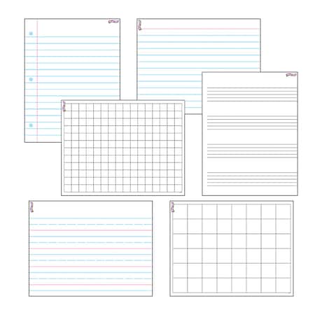 Trend Enterprises Papers + Grids Wipe-Off Charts Combo Pack T27906